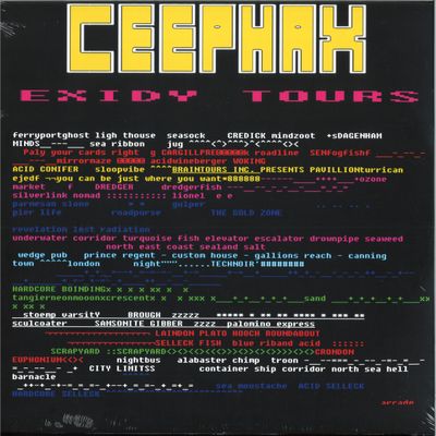 Ceephax Acid Crew — Exidy Tours LP 2x12" vinyl cover
