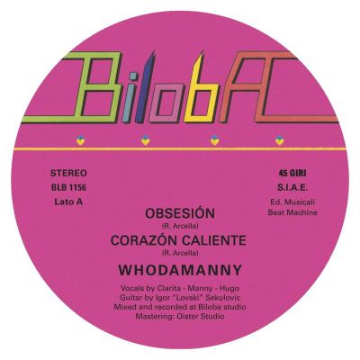 Whodamanny — Obsesión / Corazón Caliente vinyl cover