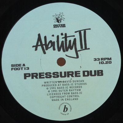 Ability Ii — Pressure vinyl cover