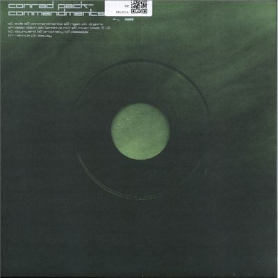 Conrad Pack — COMMANDMENTS vinyl cover