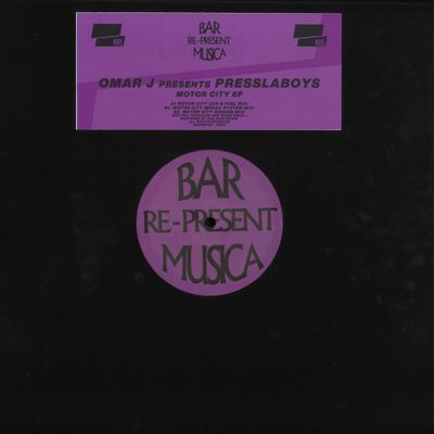 Omar J, Presslaboys — Motor City EP vinyl cover