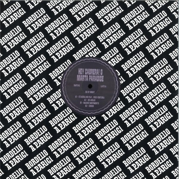 Hey! Cabrera, Marta Paradise — GO BY NIGHT EP vinyl cover
