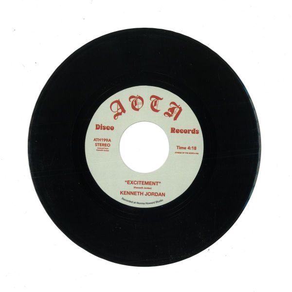 Kenneth Jordan — Excitement (7") vinyl cover
