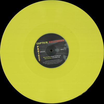 Captain Hollywood Project — MORE AND MORE vinyl cover