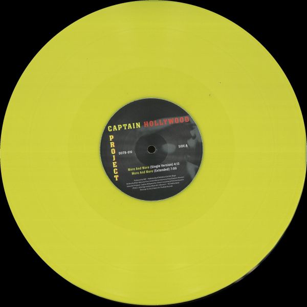 Captain Hollywood Project — MORE AND MORE vinyl cover