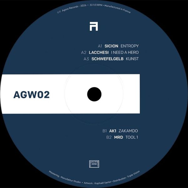 Various Artists — Agora Wax 02 vinyl cover