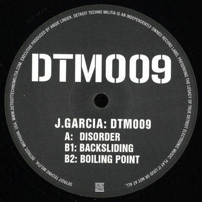 J.Garcia — DTM009 LP vinyl cover