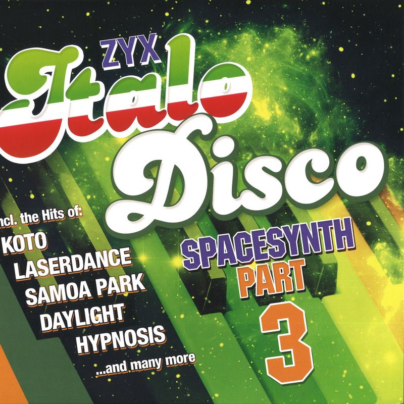 Various — ZYX Italo Disco Spacesynth Part 3 vinyl cover