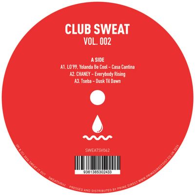 Various — Club Sweat Vol. 2 vinyl cover