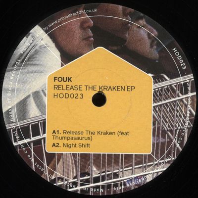 Fouk — Release The Kraken EP vinyl cover