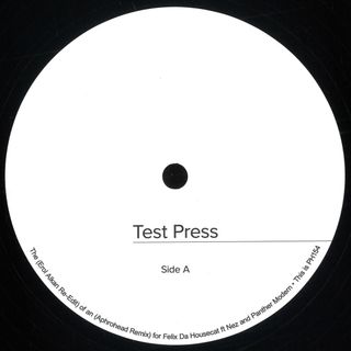 Felix Da Housecat — Test Press (Aphrohead Remix / Erol Alkan Re-Edit) vinyl cover