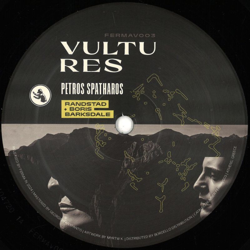 Petros Spatharos — VULTURES EP vinyl cover