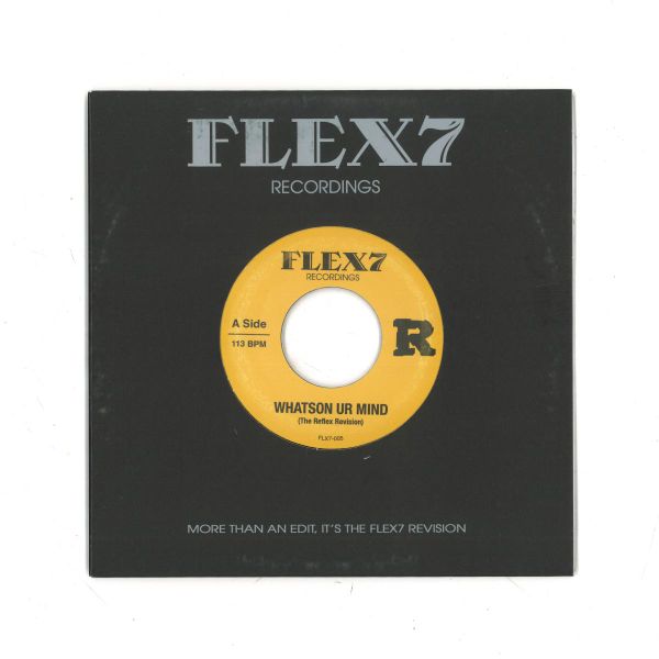 The Reflex — Whatson Ur Mind / Hide Luv vinyl cover