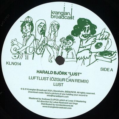 Harald Björk — Lust vinyl cover
