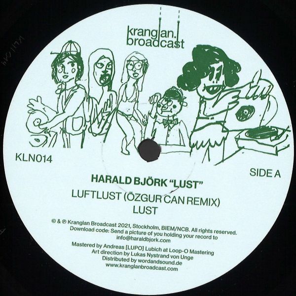 Harald Björk — Lust vinyl cover