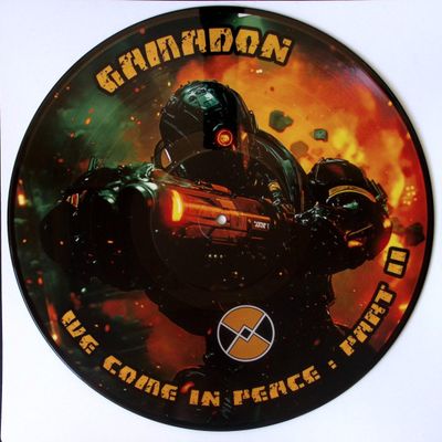 Gamadon — We Come In Peace Part II : Daleks In The Dancehall ep vinyl cover