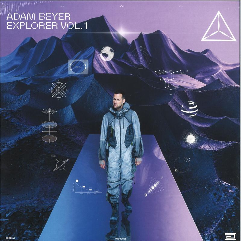 Adam Beyer — Explorer Vol. 1 LP 2x12" vinyl cover