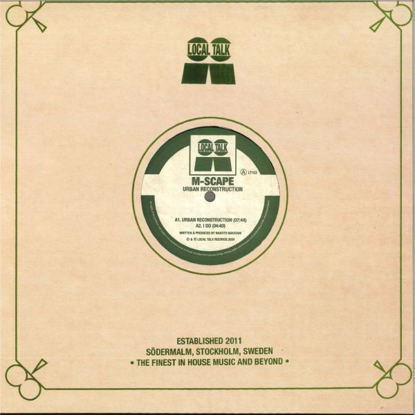 M-Scape — URBAN RECONSTRUCTION EP vinyl cover