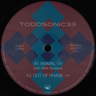 TODDSONIC33 — ANIMAL vinyl cover