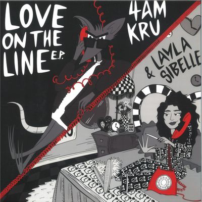 4am Kru, Layla Sibelle — Love On The Line vinyl cover