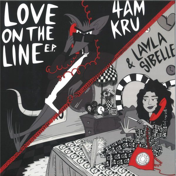 4am Kru, Layla Sibelle — Love On The Line vinyl cover
