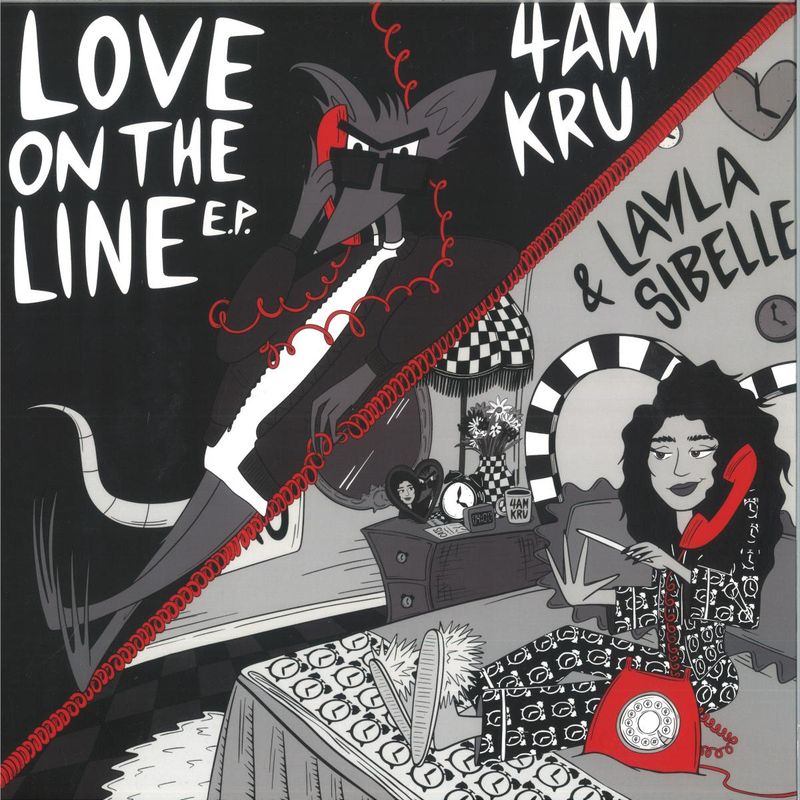 4am Kru, Layla Sibelle — Love On The Line vinyl cover