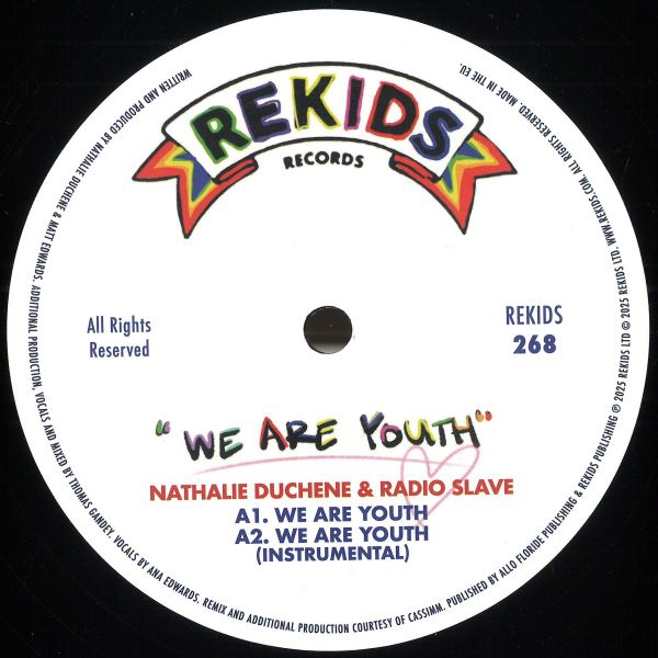 Nathalie Duchene, Radio Slave — We Are Youth vinyl cover