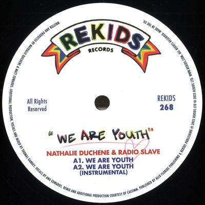 Nathalie Duchene, Radio Slave — We Are Youth vinyl cover