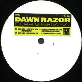 Dawn Razor — From Another Galaxy EP vinyl cover