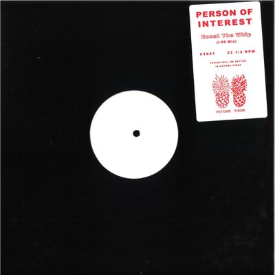 Person Of Interest — Boost The Whip (i-95 Mix) vinyl cover