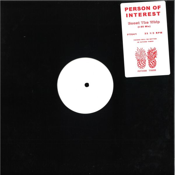 Person Of Interest — Boost The Whip (i-95 Mix) vinyl cover