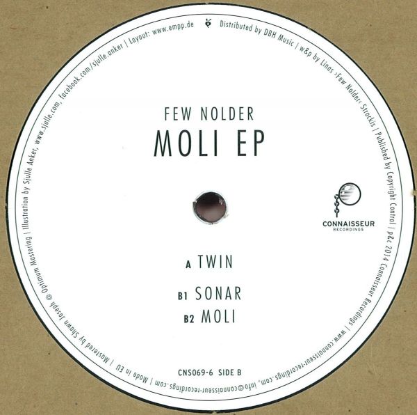 Few Nolder — Moli Ep vinyl cover