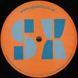 Aquasky — Badlands (Drumsound & Bassline Smith Remix) / Sucker Punch (Accidental Heroes Rmx) vinyl cover
