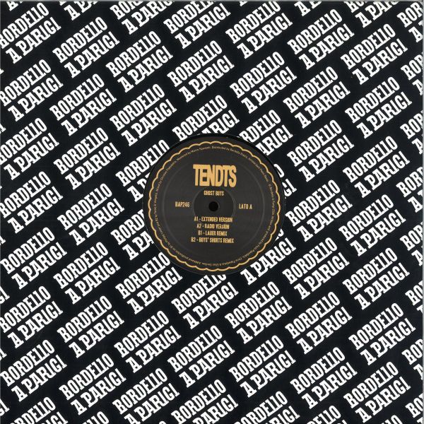 Tendts — GHOST BOYS EP vinyl cover