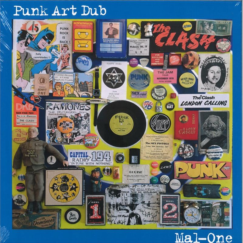 Mal-One — Punk Art Dub LP vinyl cover