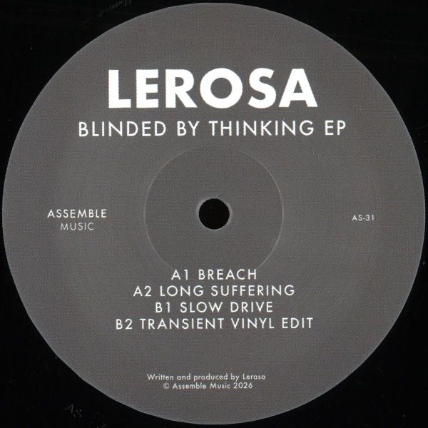 Lerosa — Blinded By Thinking vinyl cover