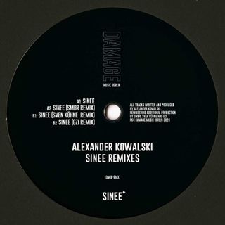 Alexander Kowalski, Smbr, Sven Köhne, Gzi — Sinee Remixes vinyl cover