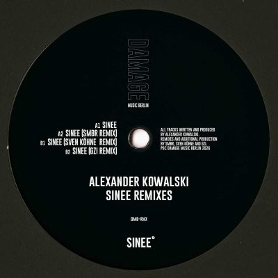 Alexander Kowalski, Smbr, Sven Köhne, Gzi — Sinee Remixes vinyl cover