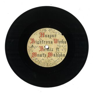 Haspar, Mowty Mahlyka — Righteous Works Remix 7" vinyl cover