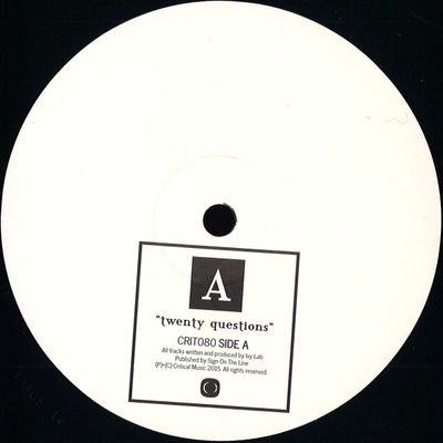 Ivy Lab — Twenty Questions Ep (2x12" Repress + Download) vinyl cover