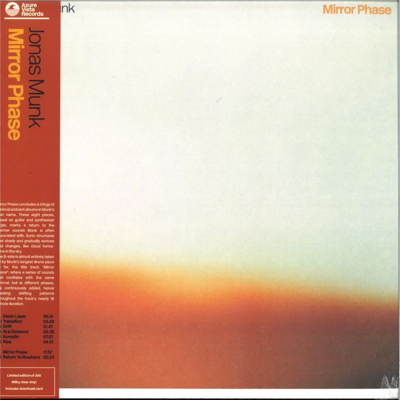 Jonas Munk — MIRROR PHASE vinyl cover