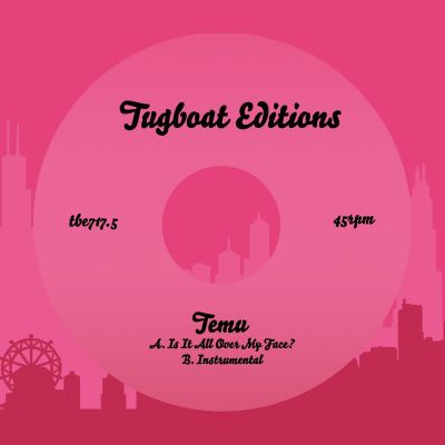 Temu — Is It All Over My Face? (7") vinyl cover