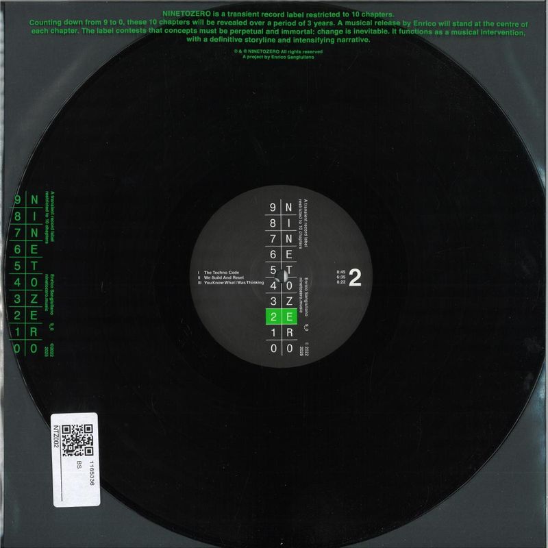 Enrico Sangiuliano — Discipline EP vinyl cover