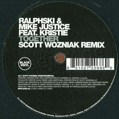 Ralphski&Mike Justice — Together vinyl cover