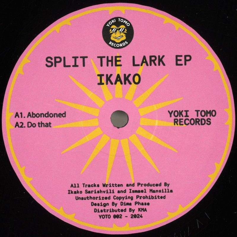 Ikako&The Cap Boy — Split The Lark EP vinyl cover