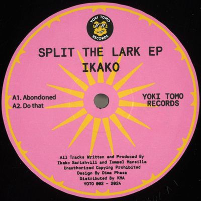Ikako, The Cap Boy — Split The Lark EP vinyl cover