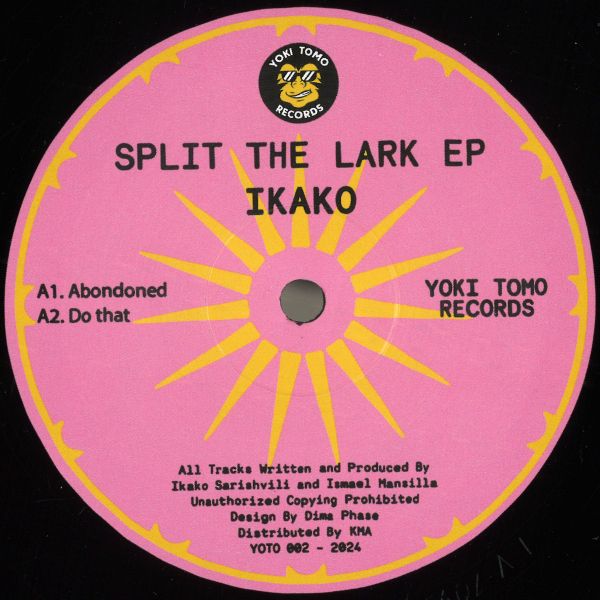 Ikako, The Cap Boy — Split The Lark EP vinyl cover