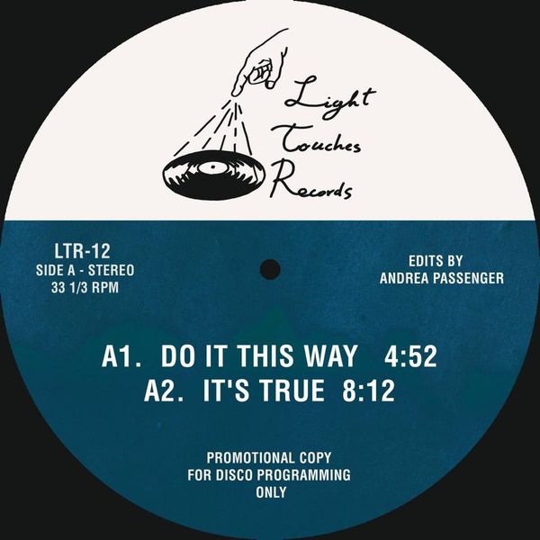Unknown Artists — LIGHT TOUCHES 12 (ANDREA PASSENGER EDITS) EP vinyl cover