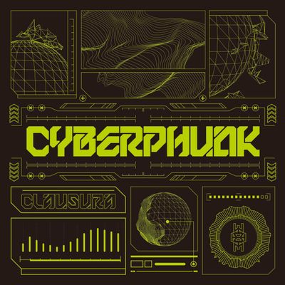 Calagad 13 — CYBERPHUNK CLAUSURA (2x12") vinyl cover