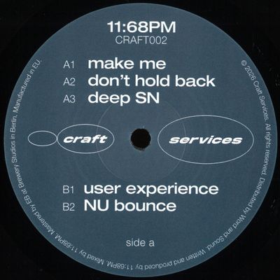 11:68PM — Craft Services 002 vinyl cover